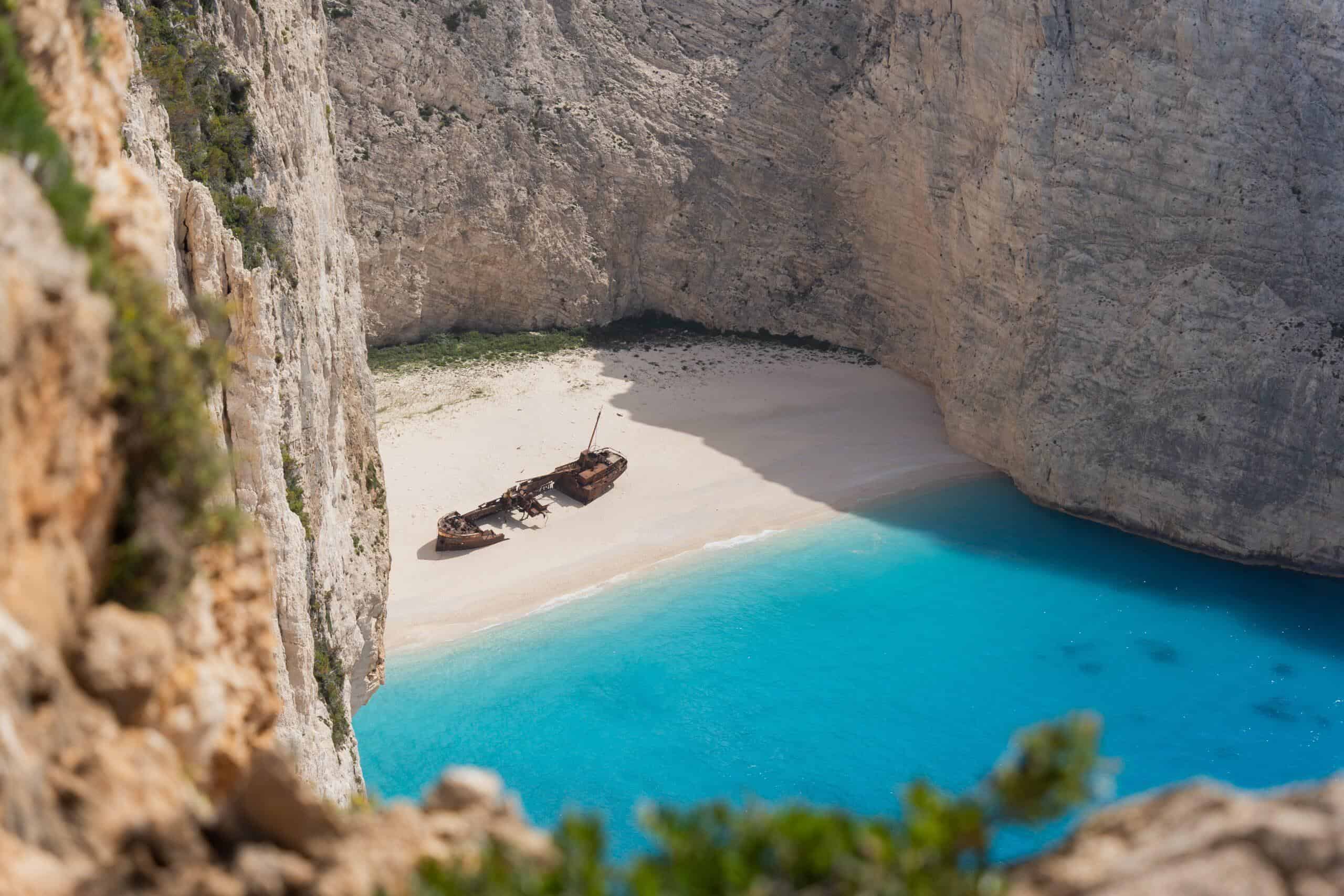 Navagio-öböl (Hajóroncs-öböl)